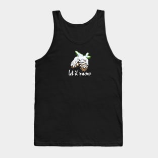 Let it Snow Pine Cones Tank Top